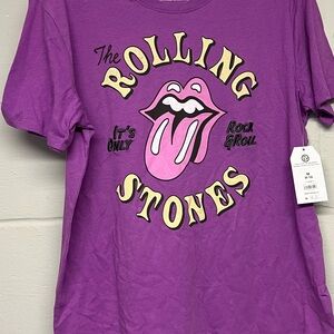 Time and Tru Purple Graphic Tee